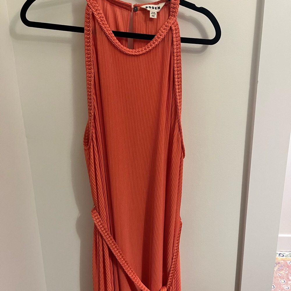 Boden Coral Sleeveless Dress